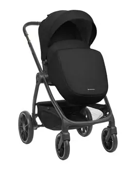 KikkaBoo Modena 4in1 With Carrycot Black საბავშვო ეტლის კომპლექტი, 5 image