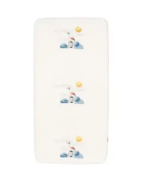 KikkaBoo Mattress Fantasia 60x120x7cm The Fish Panda ბამბის მატრასი, 2 image