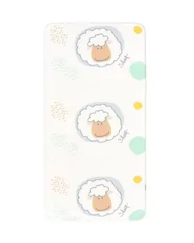 KikkaBoo Mattress Fantasia 60x120x7cm New Friends ბამბის მატრასი, 2 image