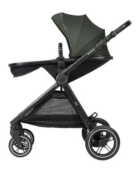 KikkaBoo Ava 3in1 Army Green - საბავშვო ეტლის კომპლექტი, 15 image