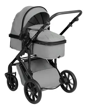 KikkaBoo Darling Light Grey 3in1 2024 With I-Size Car Seat  საბავშვო ეტლის კომპლექტი + საჩუქარი ელექტრო შეზლონგი, 12 image