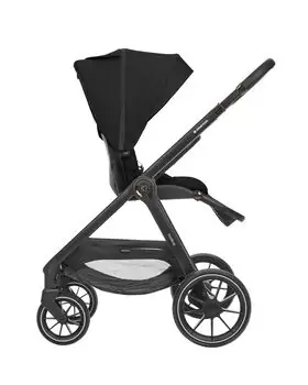 KikkaBoo Modena 4in1 With Carrycot Black საბავშვო ეტლის კომპლექტი + საჩუქარი პორტატული საწოლი, 8 image