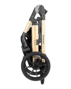 KikkaBoo Darling Black 3in1 2024 With I-Size Car Seat  საბავშვო ეტლის კომპლექტი + საჩუქარი პორტატული საწოლი, 13 image