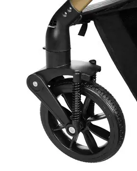KikkaBoo Darling Black 3in1 2024 With I-Size Car Seat  საბავშვო ეტლის კომპლექტი + საჩუქარი პორტატული საწოლი, 17 image