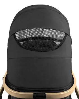 KikkaBoo Darling Black 3in1 2024 With I-Size Car Seat  საბავშვო ეტლის კომპლექტი + საჩუქარი პორტატული საწოლი, 16 image