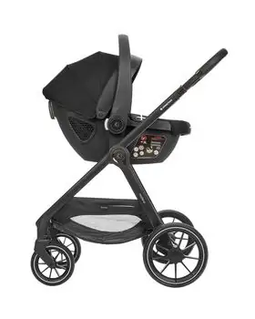 KikkaBoo Modena 4in1 With Carrycot Black საბავშვო ეტლის კომპლექტი + საჩუქარი პორტატული საწოლი, 18 image