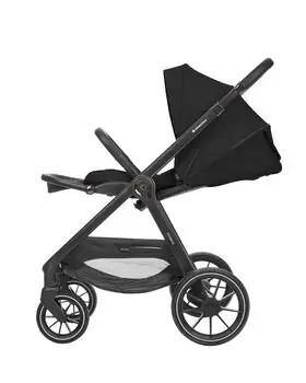 KikkaBoo Modena 4in1 With Carrycot Black საბავშვო ეტლის კომპლექტი + საჩუქარი პორტატული საწოლი, 10 image