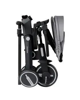 Kikkaboo Tricycle 7in1 Trix Grey სამ თვლიანი ველო-ეტლი, 9 image