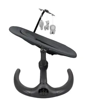 KikkaBoo Electrical swing Ayra Grey - საბავშვო ელექტრო შეზლონგი, 6 image
