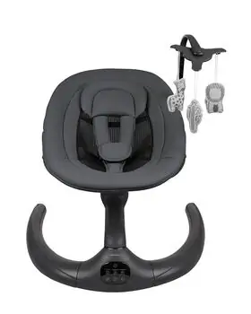 KikkaBoo Electrical swing Ayra Grey - საბავშვო ელექტრო შეზლონგი, 10 image