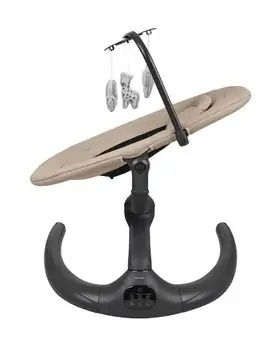 KikkaBoo Electrical swing Ayra Beige - საბავშვო ელექტრო შეზლონგი, 4 image