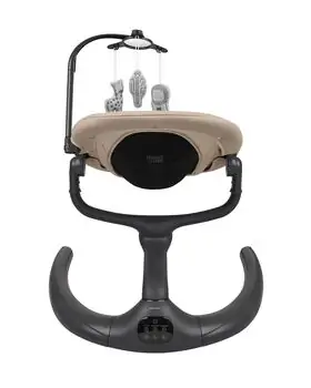 KikkaBoo Electrical swing Ayra Beige - საბავშვო ელექტრო შეზლონგი, 5 image