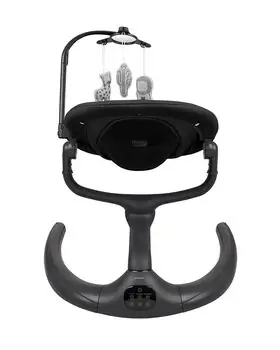 KikkaBoo Electrical swing Ayra Black - საბავშვო ელექტრო შეზლონგი, 5 image