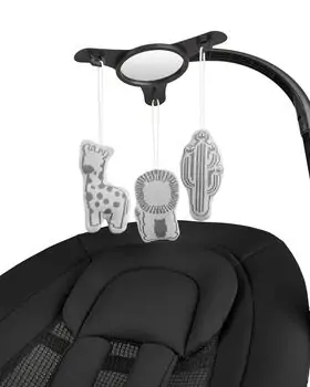 KikkaBoo Electrical swing Ayra Black - საბავშვო ელექტრო შეზლონგი, 16 image