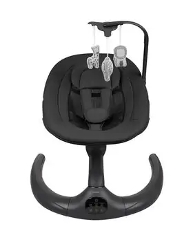 KikkaBoo Electrical swing Ayra Black - საბავშვო ელექტრო შეზლონგი, 3 image