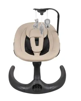 KikkaBoo Electrical swing Ayra Beige - საბავშვო ელექტრო შეზლონგი, 11 image