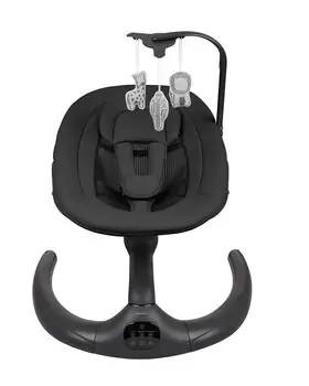 KikkaBoo Electrical swing Ayra Black - საბავშვო ელექტრო შეზლონგი, 11 image