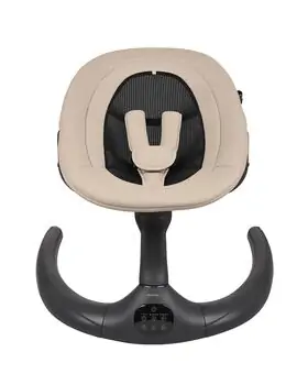 KikkaBoo Electrical swing Ayra Beige - საბავშვო ელექტრო შეზლონგი, 13 image