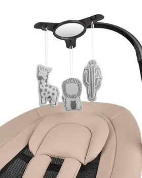 KikkaBoo Electrical swing Ayra Beige - საბავშვო ელექტრო შეზლონგი, 16 image