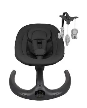KikkaBoo Electrical swing Ayra Black - საბავშვო ელექტრო შეზლონგი, 10 image