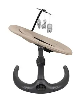KikkaBoo Electrical swing Ayra Beige - საბავშვო ელექტრო შეზლონგი, 6 image