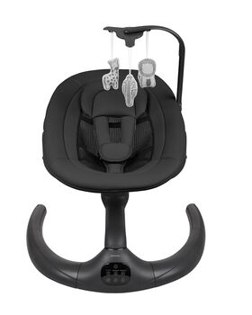 KikkaBoo Electrical swing Ayra Black - საბავშვო ელექტრო შეზლონგი, 11 image