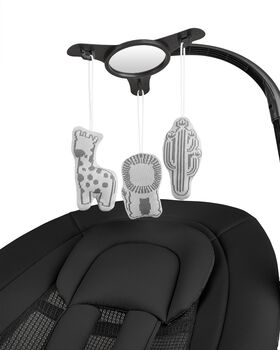 KikkaBoo Electrical swing Ayra Black - საბავშვო ელექტრო შეზლონგი, 16 image