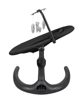 KikkaBoo Electrical swing Ayra Black - საბავშვო ელექტრო შეზლონგი, 4 image
