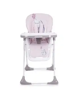 KikkaBoo Sweet Nature Pink Rabbit საკვები სკამ-მაგიდა, 2 image