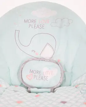 KikkaBoo Felice Pink Rabbit საბავშვო შეზლონგი, 5 image