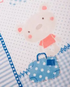KikkaBoo-ს ახალშობილის პლედი Blanket Fantasia Blue 110/140 cm, 5 image