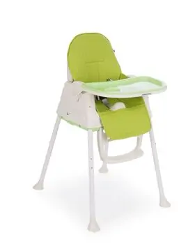 KikkaBoo Creamy 2in1 Green საკვები სკამ-მაგიდა, 2 image