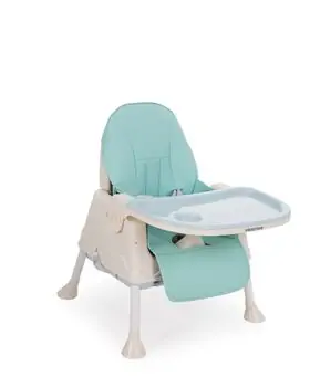 KikkaBoo Creamy 2in1 Light Blue საკვები სკამ-მაგიდა, 7 image