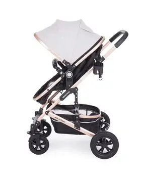 KikkaBoo Amaia Light Grey საბავშვო ეტლის 3x1 კომპლექტი, 6 image