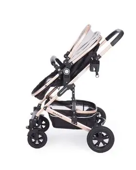 KikkaBoo Amaia Light Grey საბავშვო ეტლის 3x1 კომპლექტი, 7 image