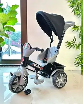 Babyhope Bobo Speed Tricycle  (GREY) სამთვლიანი ველო-ეტლი
