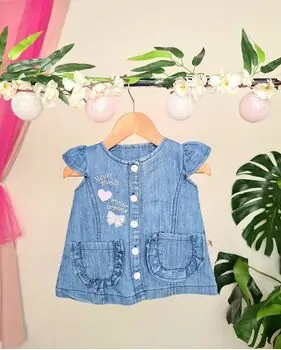 Jeans Dress Maibella MAİ21-736-1 საბავშვო ჯინსის კაბა
