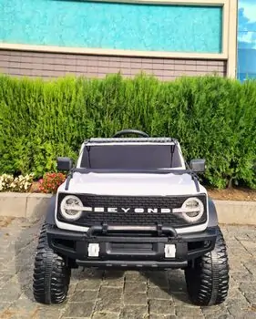 Bronco Jeep 4x4 White  - ელექტრო მანქანა, 2 image