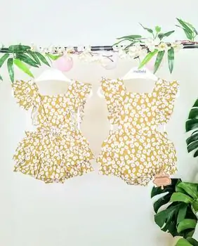 Baby Bodysuit With Flower Print Maibella MAİ15-6066 საბავშვო ბოდე