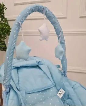 Baby Bouncer Star Blue საბავშვო  შეზლონგი, 4 image