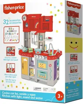 Fisher Price Large Kitchen - ფუნქციური სათამაშო სამზარეულო, 17 image