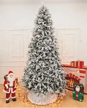 Snow-Covered Christmas Tree PE+PVC 300 CM - დათოვლილი ნაძვის ხე შერეული სილიკონის წიწვებით, 9 image