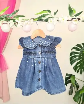 Jeans Dress Maibella MAİ25-0687 საბავშვო ჯინსის კაბა