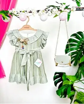 Summer Dress With Bag საბავშვო კაბა ჩანთით