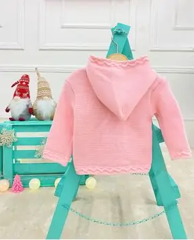 Baby Knitted Jacket Pink - საბავშვო მოსაცმელი, 2 image