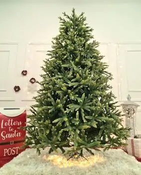 Christmas Tree საახალწლო ნაძვის ხე შერეული სილიკონის წიწვებით 240 CM (OT2330), 3 image