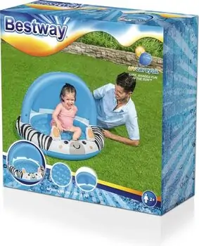 Bestway 52559 Safari Sun Shaded Kiddie Pool - გასაბერი აუზი, 9 image