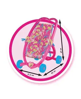 Dede BARBIE BABY STROLLER თოჯინის სასეირნო ეტლი 03036, 2 image
