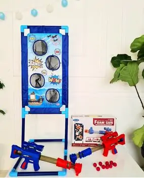Shooting Games Foam Guns 2x - სათამაშო თოფი