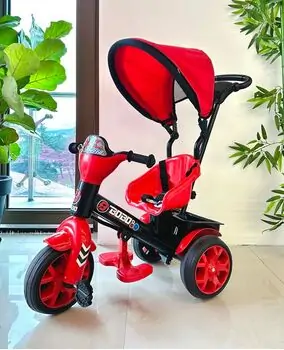 Babyhope Bobo Speed Tricycle (Red) სამთვლიანი ველო-ეტლი